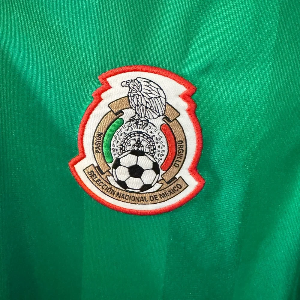 Adidas Green and White Mexico Soccer Jersey - Picture 2 of 4